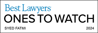 Best Lawyers - Ones To Watch - Syed Fatmi - 2024