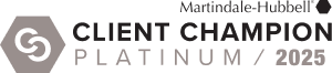 Martindale-Hubbell Client Champion Platinum 2025