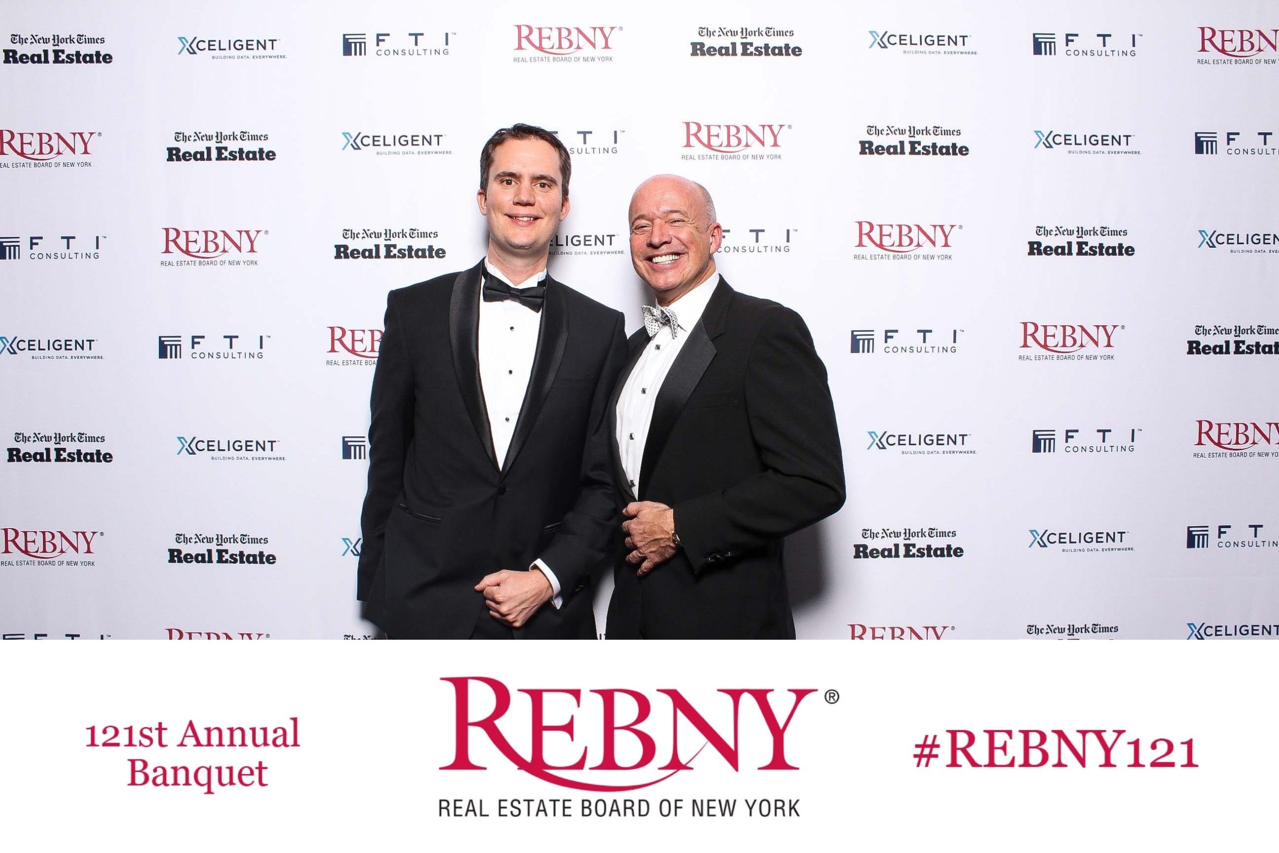 Photo of Brett B. Theis and Bradley S. Silverbush 12th Annual Banquet Rebny  #REBNY121