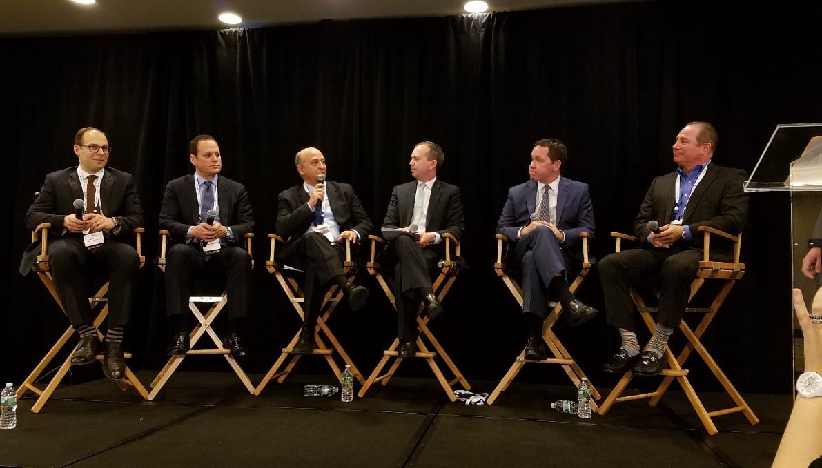 R&E Member Richard L. Sussman with other panelist for Anchin Construction & Development Forum