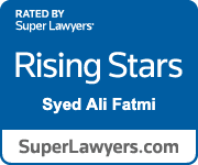 Rated By Super Lawyers Rising Stars Syed Ali Fatmi | SuperLawyers.com